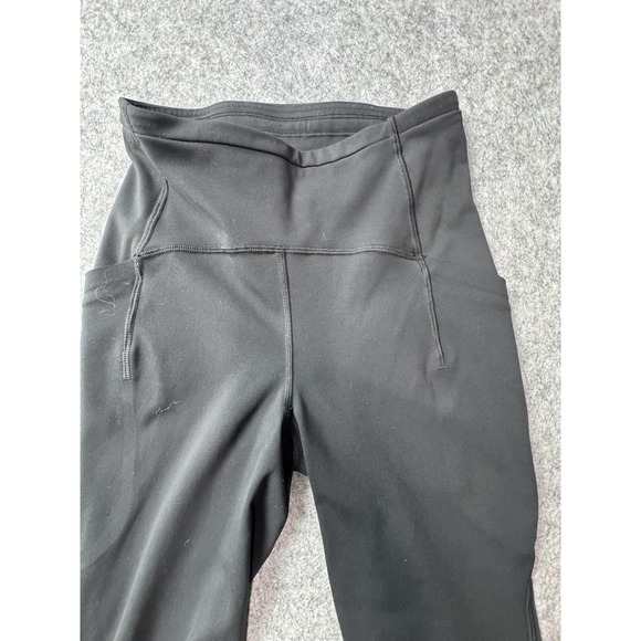 Lululemon Leggings Womens 4 Black Ankle High Rise Pockets Running Yoga Gym - Picture 8 of 10